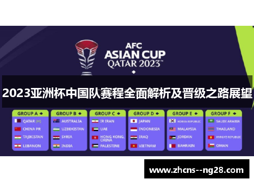 2023亚洲杯中国队赛程全面解析及晋级之路展望