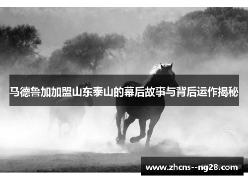 马德鲁加加盟山东泰山的幕后故事与背后运作揭秘