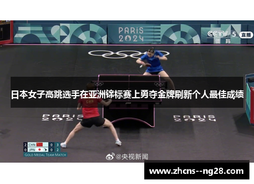 日本女子高跳选手在亚洲锦标赛上勇夺金牌刷新个人最佳成绩